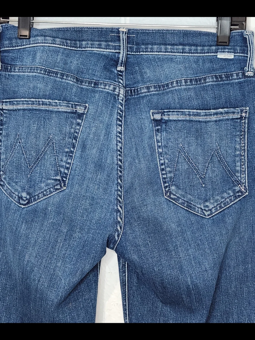 MOTHER Dazzler  Wome's Medium Blue Slim Straight Jeans